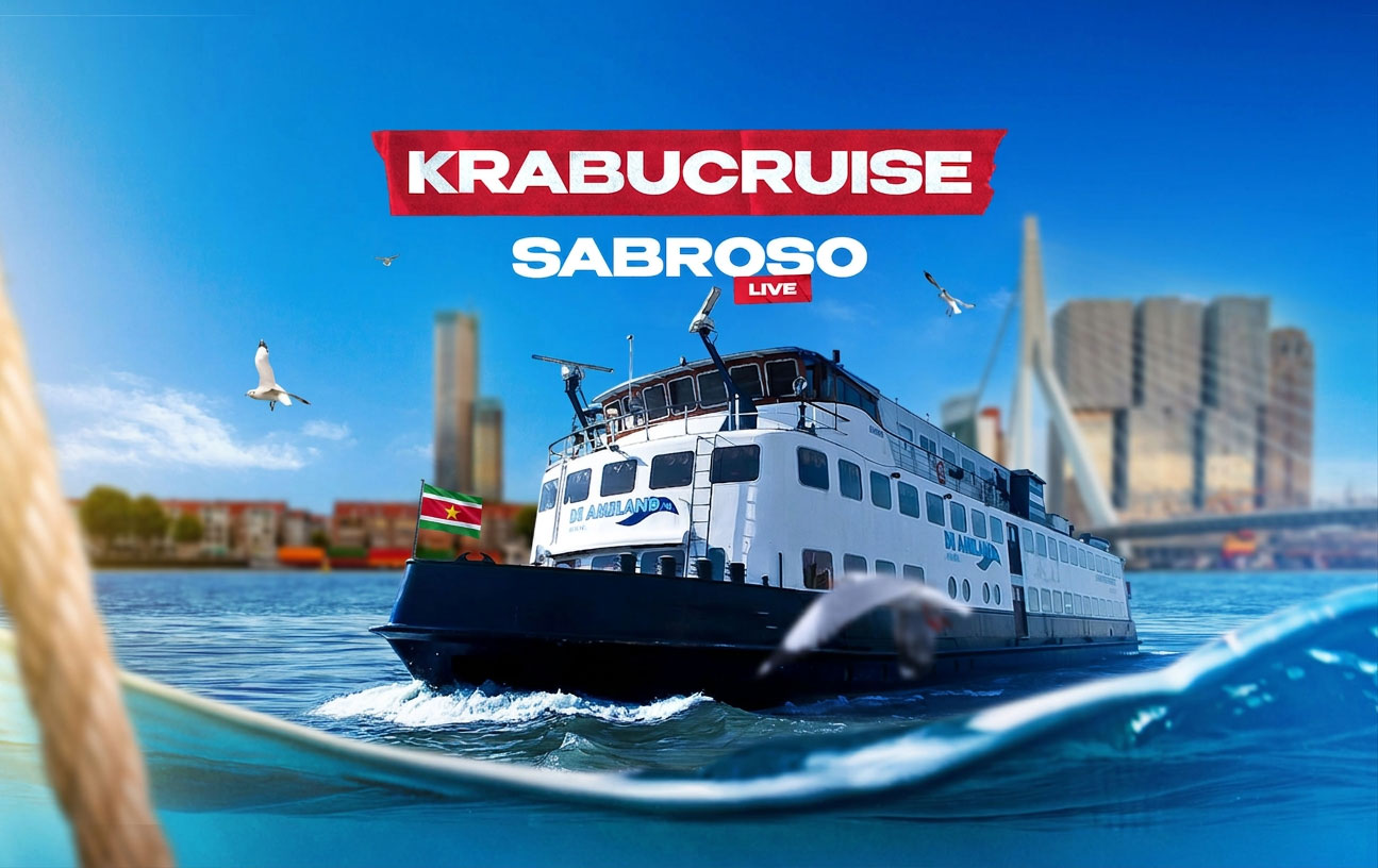 KrabuCruise - Surinamese krab dining on the water, with live music, comedy and afterparty on board